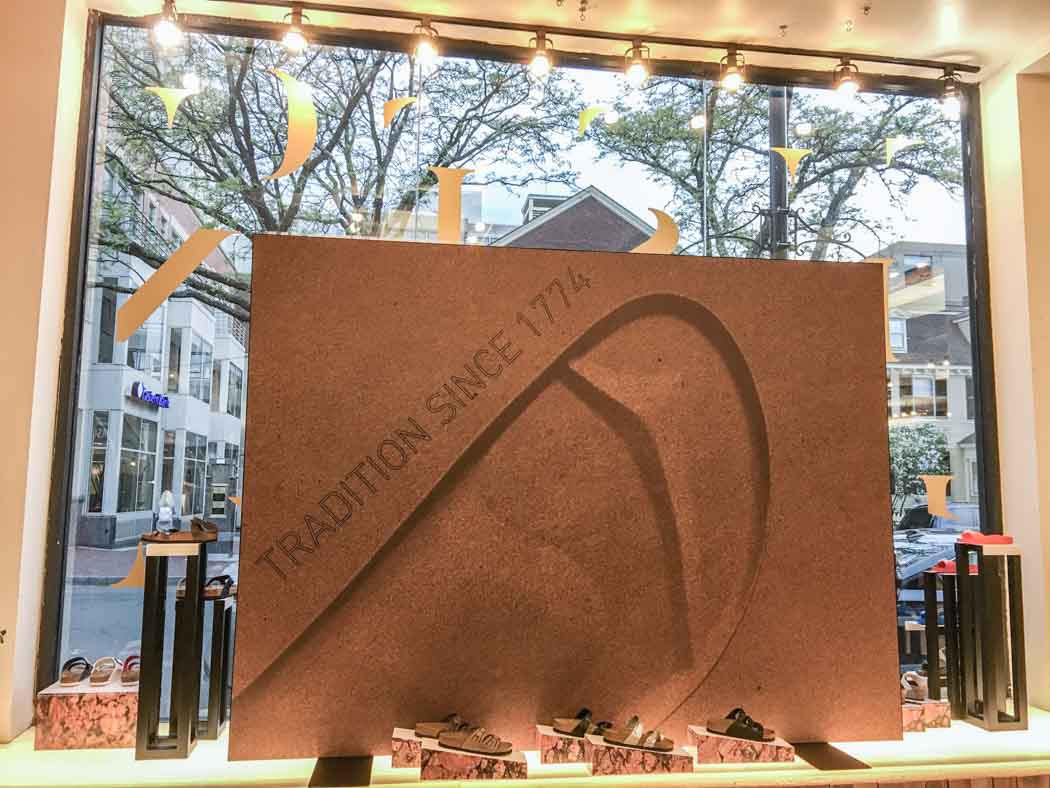 Birkenstock Shoe Window Display