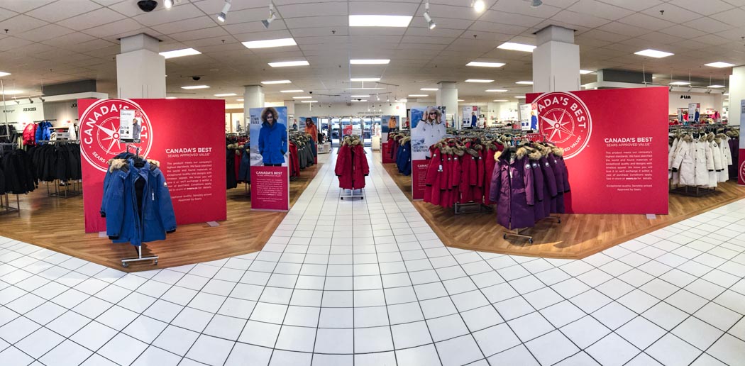 Sears-Canada-6-of-6 Acrylic retail mannequin display