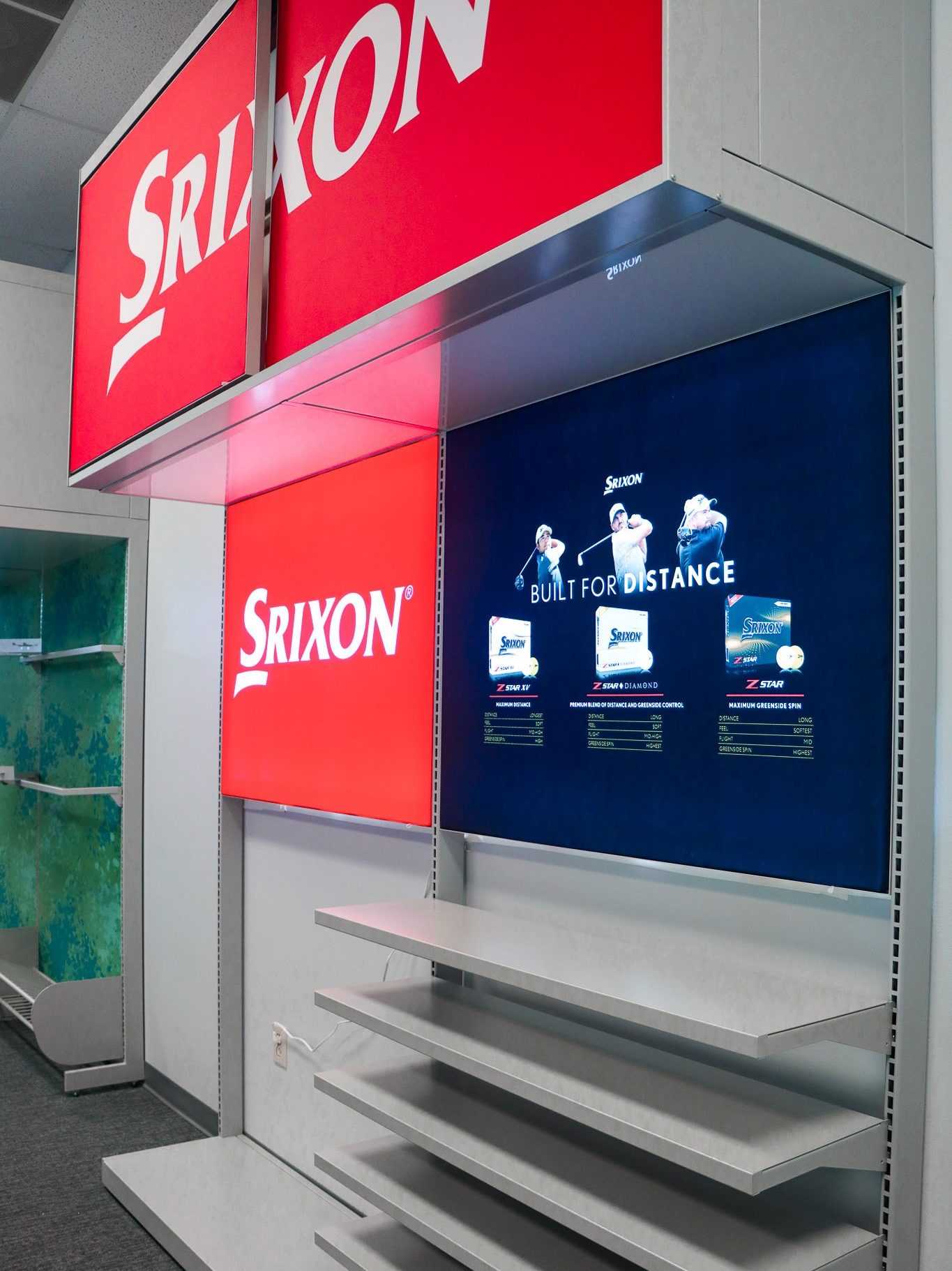 SrixonShowroom srixon retail overhead storage