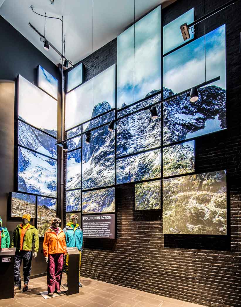 Arc’teryx Retail Wall Display