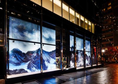 Arc’teryx Lightbox Wall Window Display