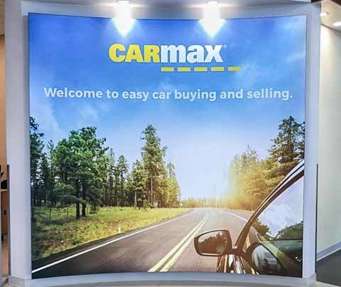 Curved Wall-Mounted Lightbox