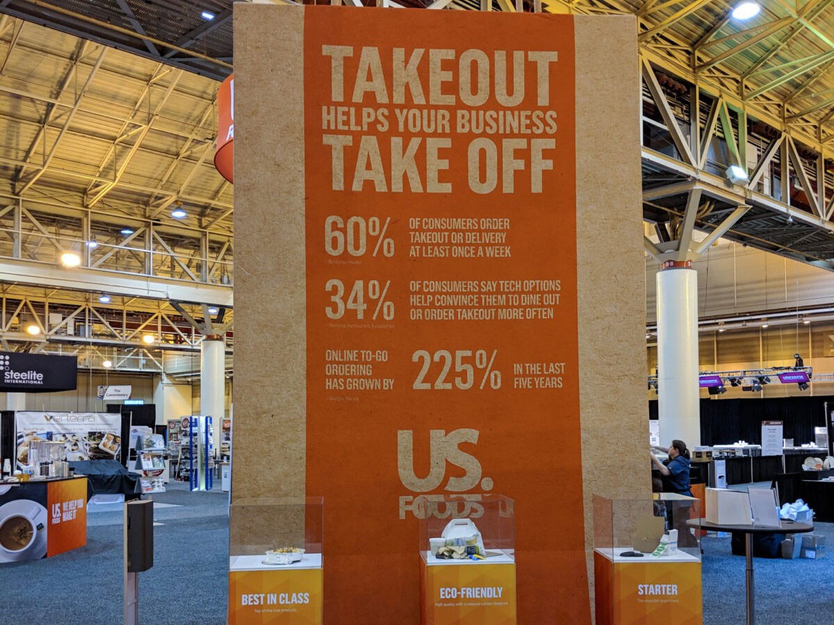 US Foods Giant Takeout Bag