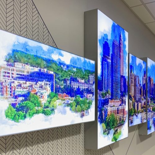 Lightbox & Fabric Frame Montages