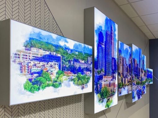 Lightbox & Fabric Frame Montages