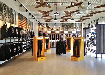 J&P Cycles Custom Retail Merchandisers