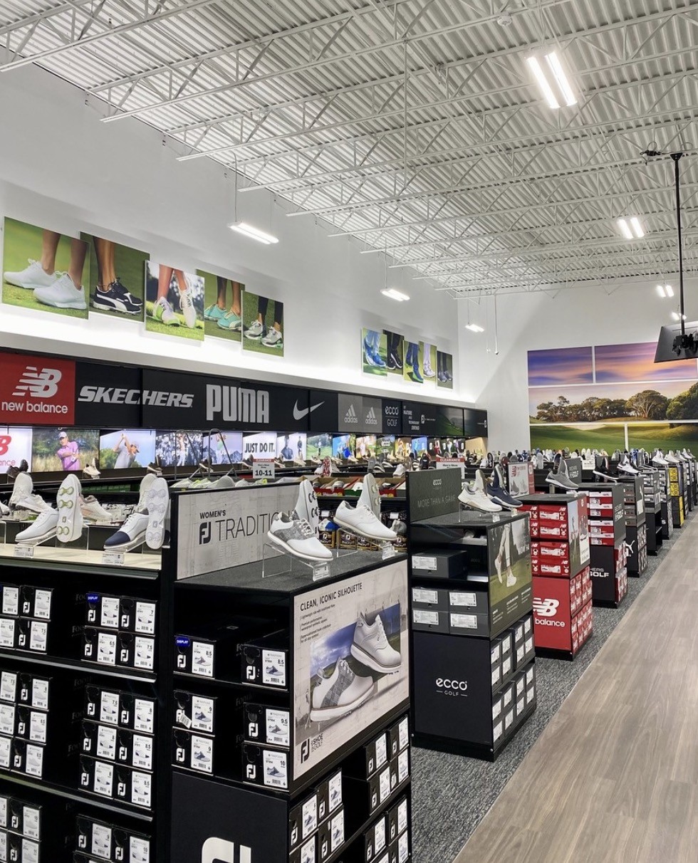 retail overhead storage merchandisers