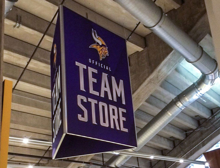 NFL Minnesota Vikings Wayfinding Signage