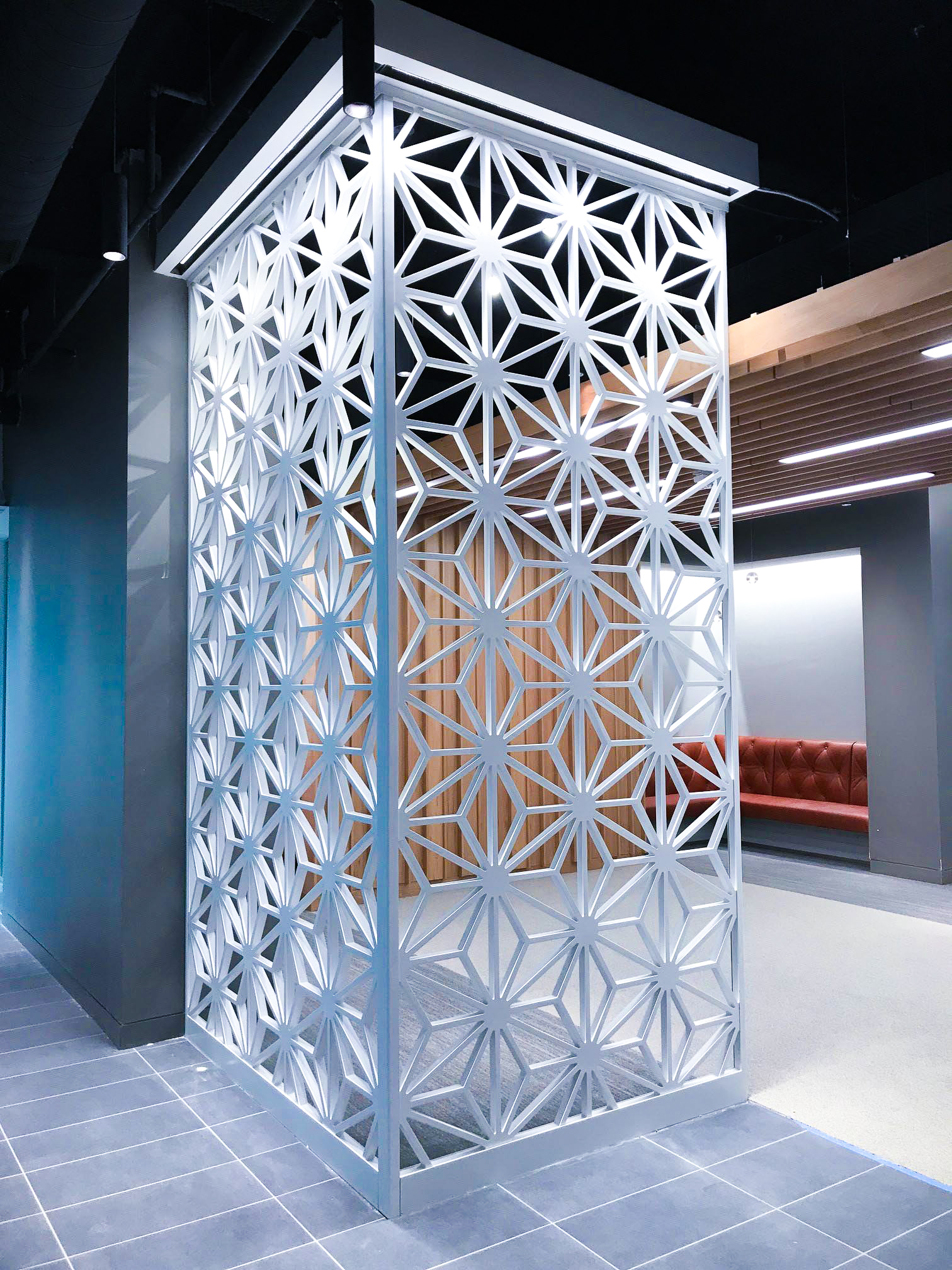 Millwork Column in lobby