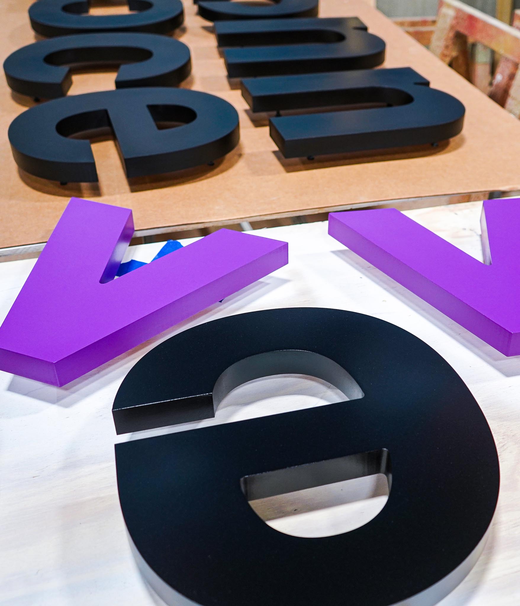 Accenture Tradeshow 6 custom 3d letter