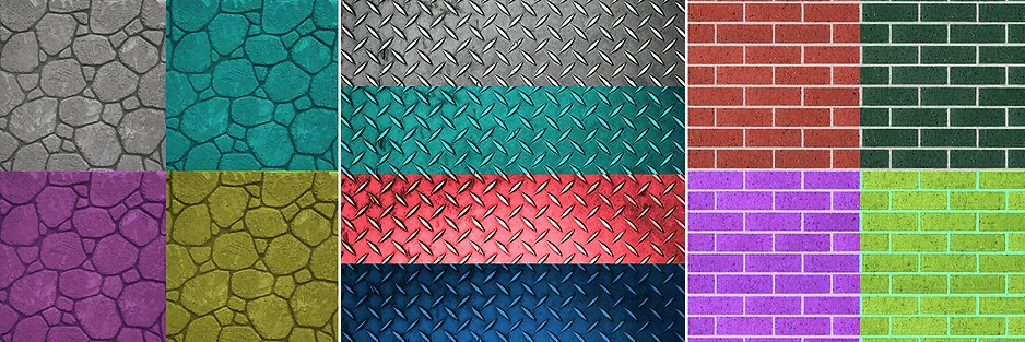 Visual-texture-manipulation textured fabrics