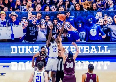 Duke Basketball Fans in the Stands