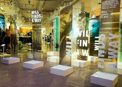Acrylic Retail Displays | Under Armour