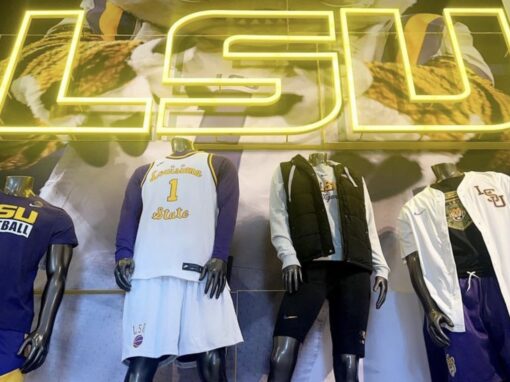 LSU Wall-Mounted Registered Collage