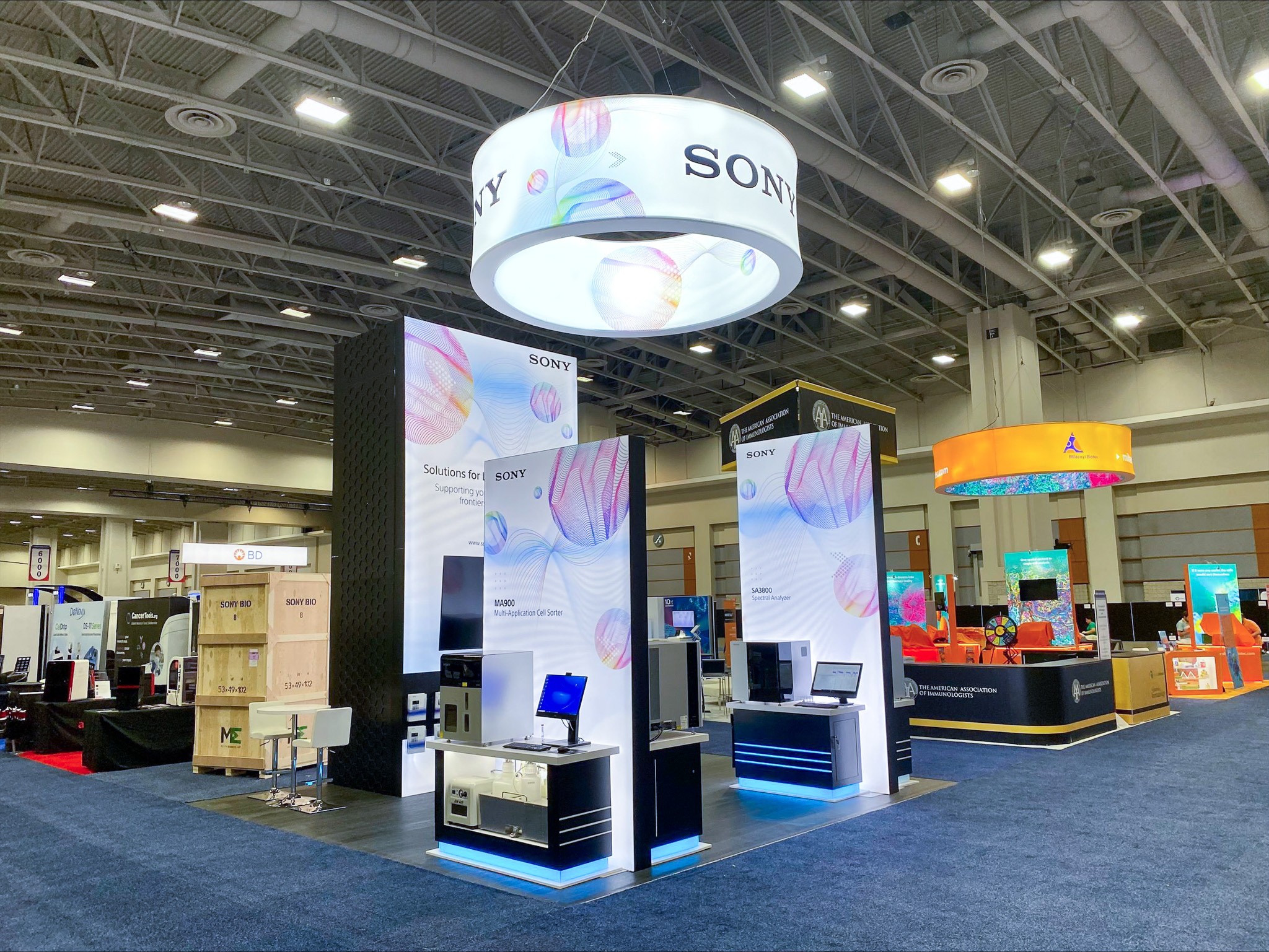 Sony-retouch-1 freestanding trade show lightboxes