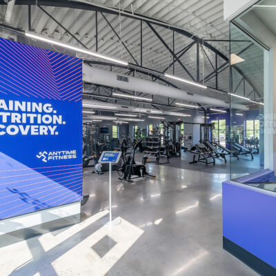 Anytime Fitness Franchise Branding Program with Blaze™ Lightboxes